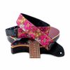 RIGHTON STRAPS GOLDROSES-PK COURROIE GUITARE TISSU MOTIF GOLD & ROSES