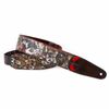 RIGHTON STRAPS LADYLUCK-BR COURROIE GUITARE TISSU MOTIF LADY LUCK