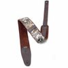 RIGHTON STRAPS LADYLUCK-BR COURROIE GUITARE TISSU MOTIF LADY LUCK