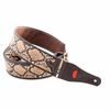 RIGHTON STRAPS SNAKE2-BG COURROIE VEGAN SIMILI CUIR SERPENT BEIGE