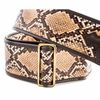 RIGHTON STRAPS SNAKE2-BG COURROIE VEGAN SIMILI CUIR SERPENT BEIGE