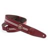 YAMAHA RIGRACERED "RACE RED" COURROIE GUITARE CUIR VEGAN ROUGE