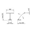 JAHN LAMPE PIANO 4031 ARTICULE RONDO - LED - LAITON BRILLANT LED