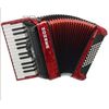 HOHNER BRAVO II 48 SILENT KEY ACCORDEON PIANO 48 BASSES ROUGE