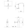 JAHN LAMPE PIANO A QUEUE 5433 (pupitre) LED 2x2W LAITON BRILLANT