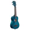 KALA KA-SEMB UKULELE SOPRANO ACAJOU EXOTIQUE TRANSPARENT BLUE