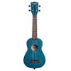 KALA KA-SEMB UKULELE SOPRANO ACAJOU EXOTIQUE TRANSPARENT BLUE