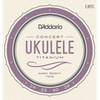 D'ADDARIO EJ87C PROARTE TITANIUM JEU CORDES UKULELE CONCERT