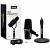 SHURE MV7+-K-BNDL PACK MICRO DYNAMIQUE NOIR AVEC STAND DE TABLE