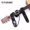 SOLDIER 131002 COURROIE GUITARE LUXE JEAN TISSÉ NOIR