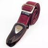 SOLDIER 131003 COURROIE GUITARE LUXE JEAN TISSÉ ROUGE