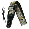 SOLDIER 134F COURROIE GUITARE JACQUARD COTON TISSÉ JAUNE