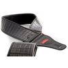RIGHTON STRAPS ALLIGATOR-BK COURROIE VEGAN ALLIGATOR NOIR
