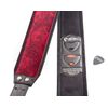 RIGHTON STRAPS J-PAISLEY-RD COURROIE VELOURS J-PAISLEY ROUGE