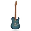 LARRY CARLTON T7 FM TBL GUITARE ELECTRIQUE "TELECASTER" TRANS. BLUE