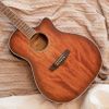 CORT GA-MEDXMOP GUITARE FOLK ELECTRO ACAJOU OPEN PORE
