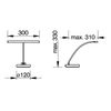JAHN LAMPE PIANO 8322 CALMATA  - LAITON MAT