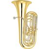 YAMAHA YBB 621 TUBA EN SIB VERNI - Pavillon cuivre jaune + étui