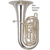 YAMAHA YCB 822 TUBA EN UT - Pavillon cuivre jaune verni + étui