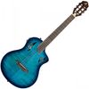 ORTEGA RTPDLX-FMA "TOURPLAYER DELUXE" GUITARE CLASSIQUE ELECTRO BLEUE