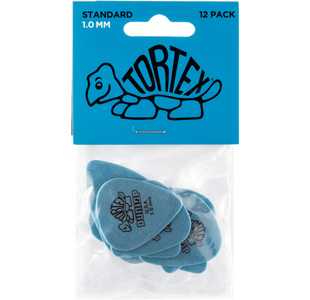 DUNLOP 418P100 TORTEX STANDARD PLAYER'S PACK DE 12 MEDIATORS 1mm
