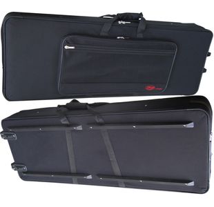 STAGG KTC-128 SOFTCASE CLAVIER SUR ROULETTE 128X47X17cm