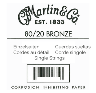 MARTIN 030 CORDE FOLK BRONZE 80/20 .030"