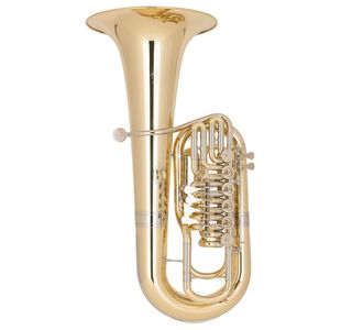 MIRAPHONE 481C "ELEKTRA" TUBA FA 6 PALETTES VERNI +Housse
