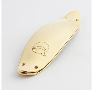 LEFREQUE 76mm SOLID SILVER/GOLD PLATED YELLOW PONT HARMONIQUE