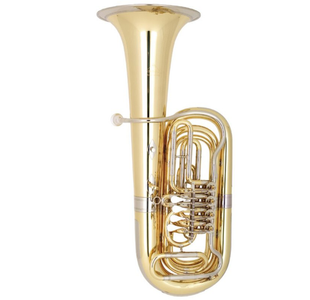 MIRAPHONE 84A 07000 TUBA 1/2 EN BB 4 PALETTES VERNI + Housse