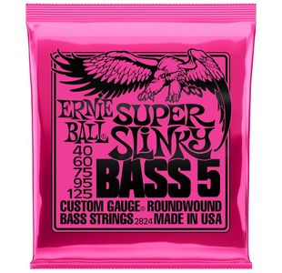 ERNIE BALL 2824 SUPER SLINKY JEU BASSE ELECTRIQUE 5 CORDES 45-125
