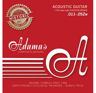 ADAMAS 1749E JEU PHOSPHORE BRONZE SUPER-LIGHT 11-52