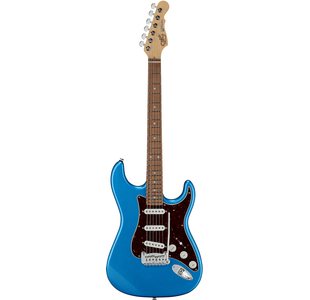 G&L FD-LEG-LPB-R GUITARE ELECTRIQUE TYPE STRATOCASTER LAKE BLUE