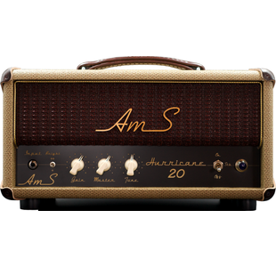 AMS HURRICANE 20 AMPLI A LAMPE COMBO GUITARE ELECTRIQUE COCOA CREAM