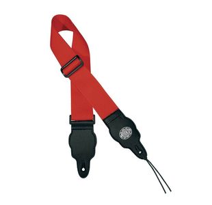 GAUCHO GST-50-RD COURROIE GUITARE EN NYLON ROUGE