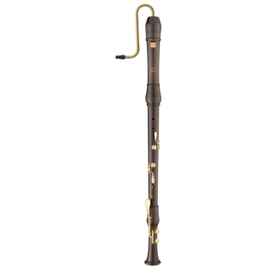 MOECK RONDO 2521 FLUTE A BEC BASSE DOUBLES CLES BAROQUE ERABLE TEINTE