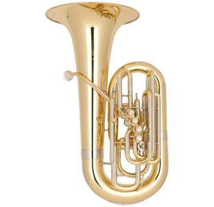 MIRAPHONE 1281 "PETRUSCHKA" TUBA FA 4 PISTONS + 1 PAL. VERNI + Housse