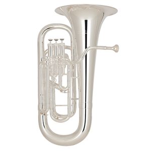 MIRAPHONE M5050 "AMBASSADOR" EUPHONIUM 3+1 PISTONS ARGENTE + Housse