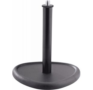 K&M 23230 SUPPORT TABLE MICRO BASE TRIANGULAIRE NOIR - H152mm