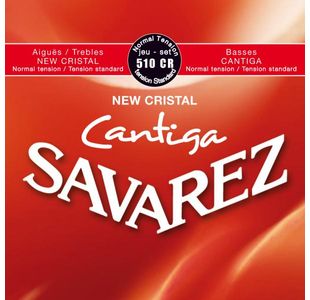 SAVAREZ 510CR JEU NEW CRISTAL-CANTIGA TENSION NORMALE (ROUGE)