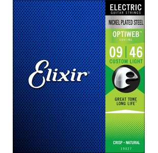 ELIXIR OPTIWEB 19027 JEU CORDES ELECTRIQUES CUSTOM LIGHT 09-46