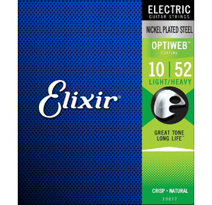 ELIXIR OPTIWEB 19077 JEU CORDES ELECTRIQUES LIGHT/HEAVY 10-52