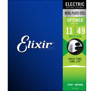ELIXIR OPTIWEB 19102 JEU CORDES ELECTRIQUES MEDIUM 11-49