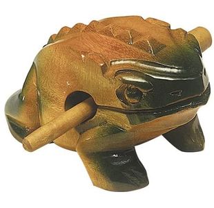 FUZEAU GUIRO GRENOUILLE 14CM