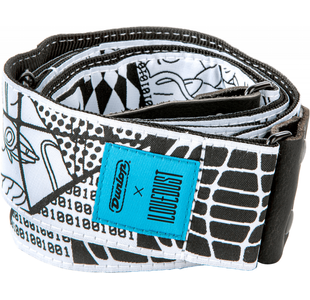 DUNLOP ILD07 COURROIE I LOVE DUST ELECTRONIC TEARS NOIR-BLEU-BLANC