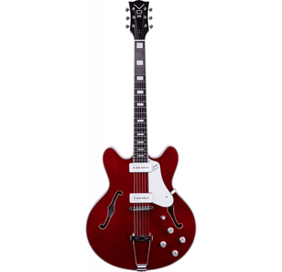 VOX BC-V90-CR "BOBCAT V90" GUITARE JAZZ ELECTRIQUE CHERRY RED