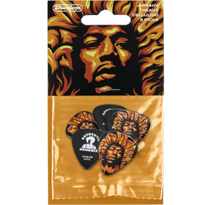 DUNLOP JHP14HV MEDIATOR JIMI HENDRIX FIRE PLAYER'S (pack de 6)