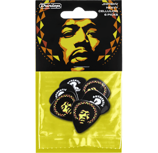 DUNLOP JHP16HV MEDIATOR JIMI HENDRIX AURA PLAYER'S (pack de 6)