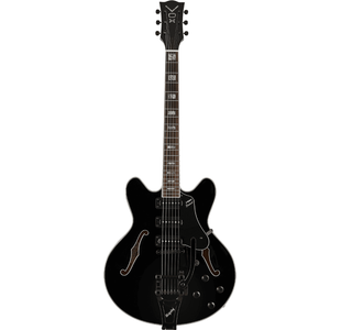 VOX BC-S66B-BK "BOBCAT S66" GUITARE JAZZ ELECTRIQUE JET BLACK