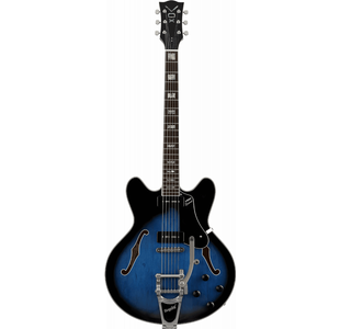 VOX BC-V90B-BL "BOBCAT V90" GUITARE JAZZ ELECTRIQUE SAPPHIRE BLUE